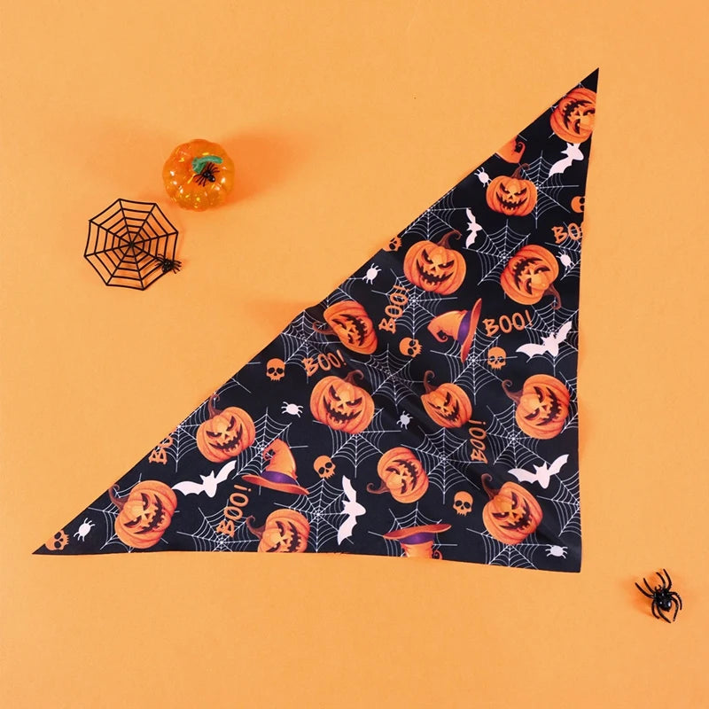 Spooky Paws Bandana Set