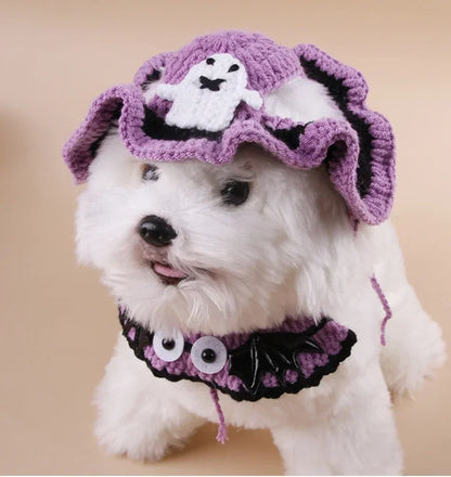 Pumpkin Hat & Neck Puffs - SwagPets 