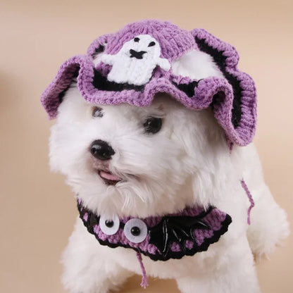 Pumpkin Hat & Neck Puffs - SwagPets 