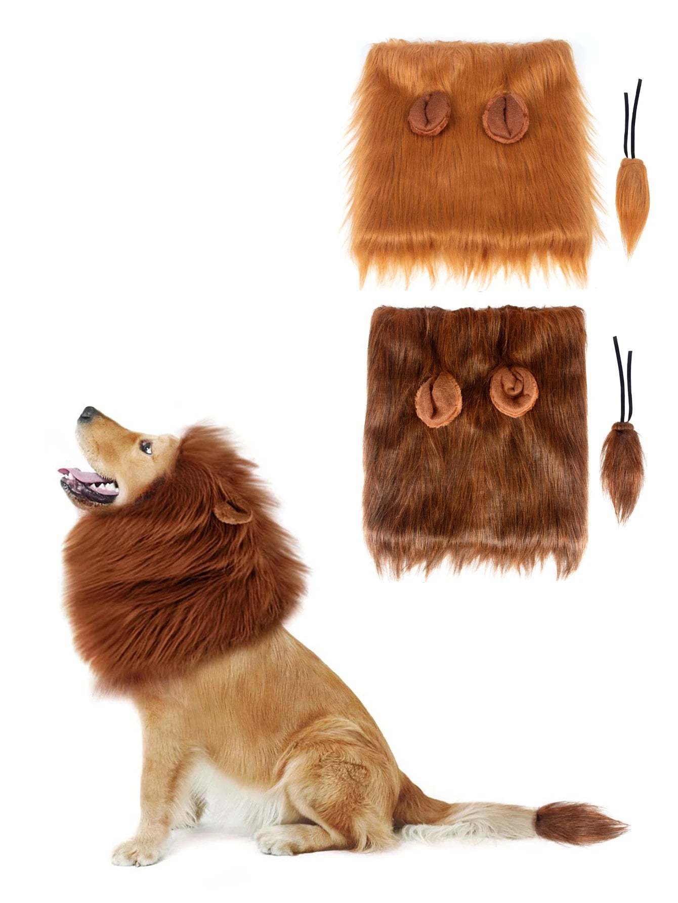Roaring Pup Lion Wig
