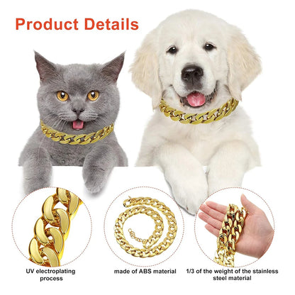 Blingy Paws Gold Chain - SwagPets 