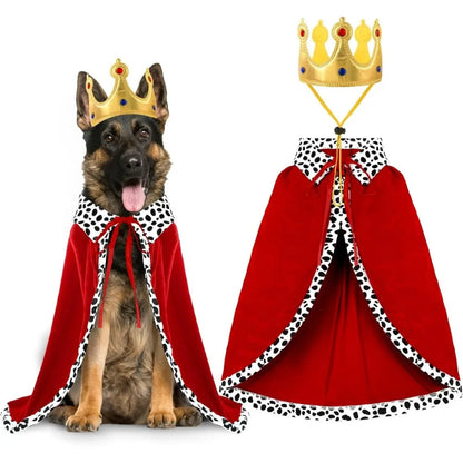 Royal Paws Cloak & Crown - SwagPets 
