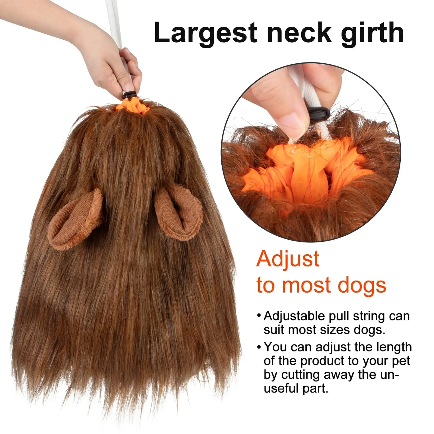 Roaring Pup Lion Wig