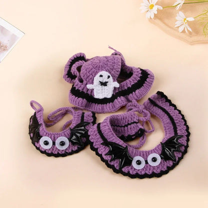 Pumpkin Hat & Neck Puffs - SwagPets 