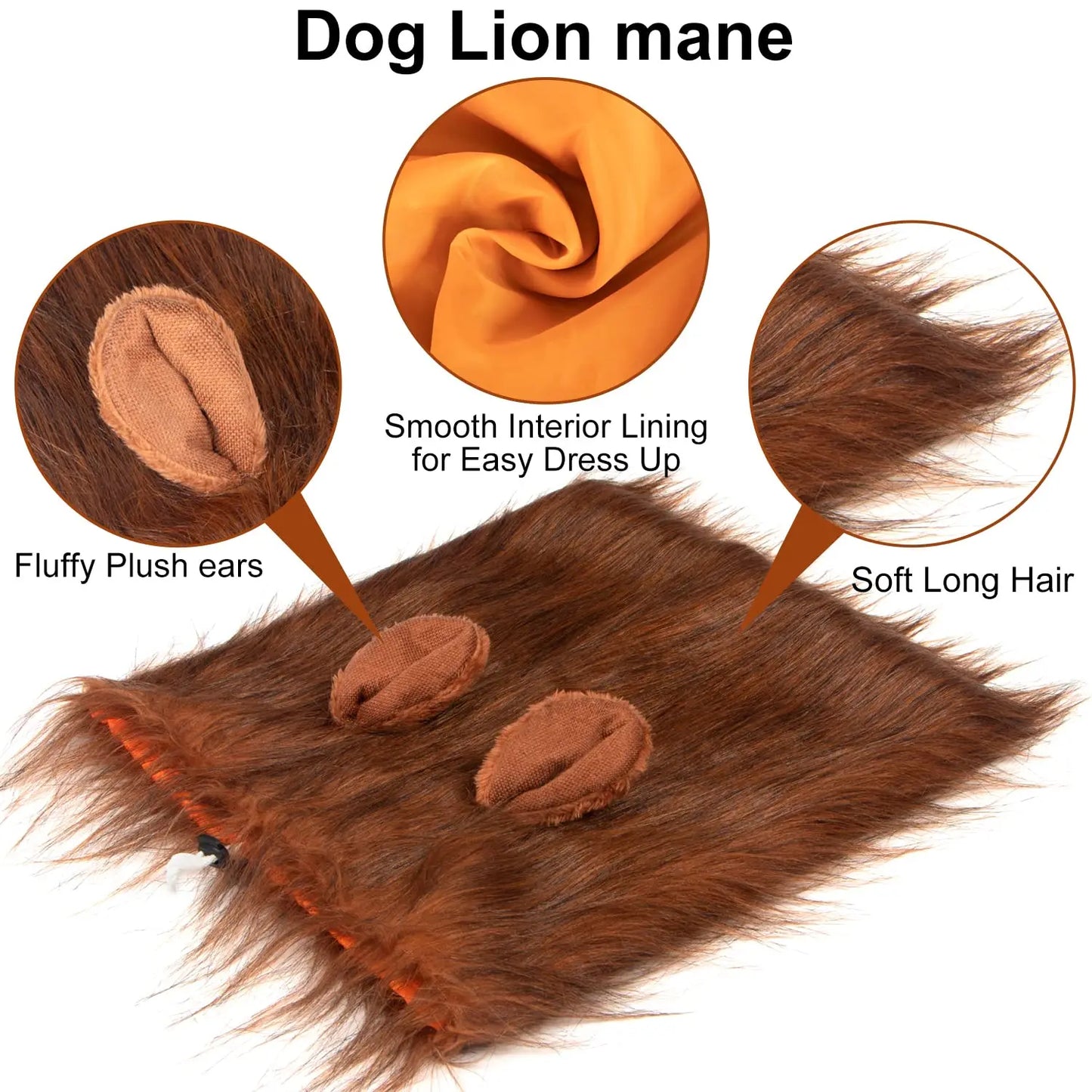 Roaring Pup Lion Wig
