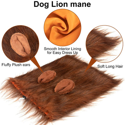 Roaring Pup Lion Wig - SwagPets 