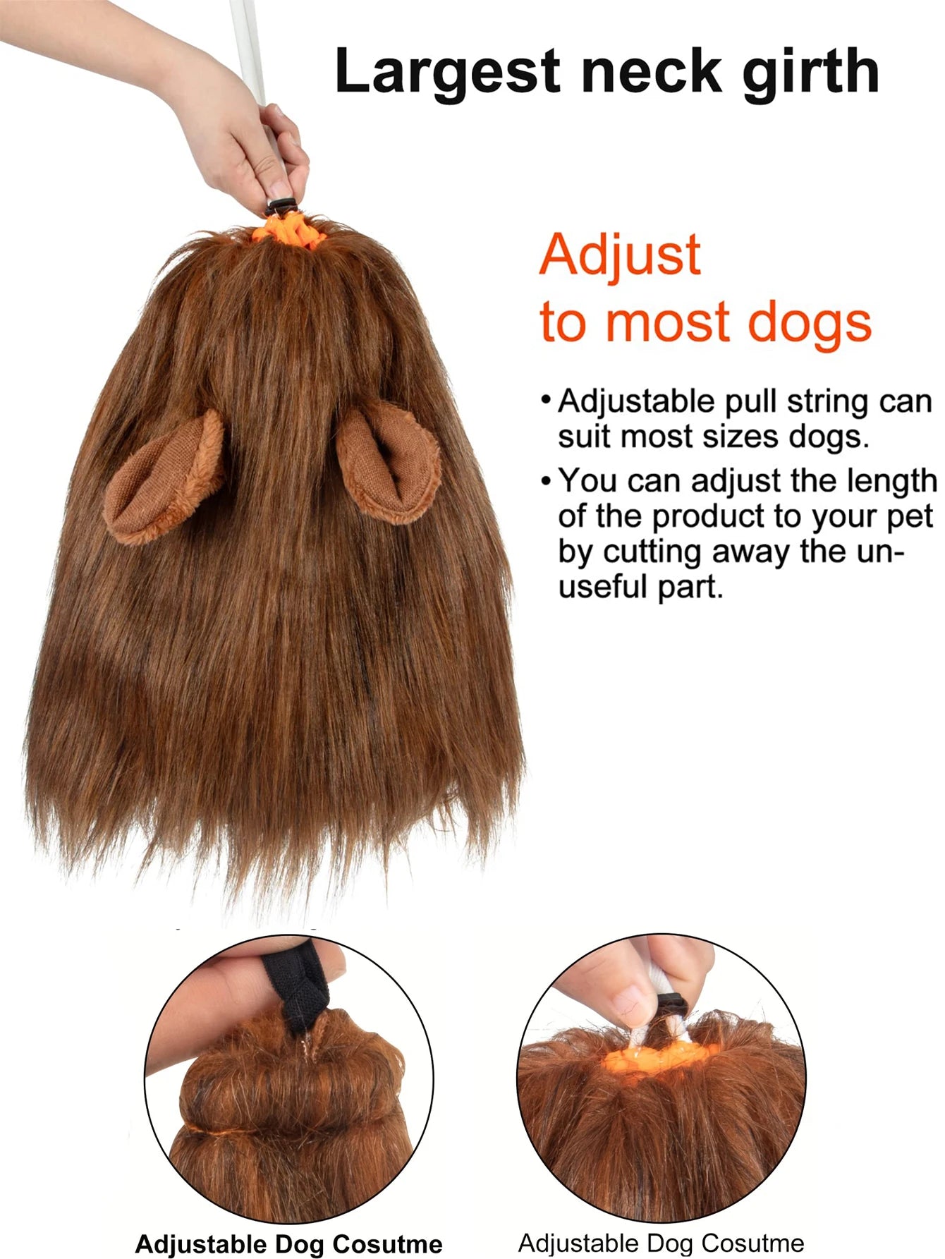 Roaring Pup Lion Wig