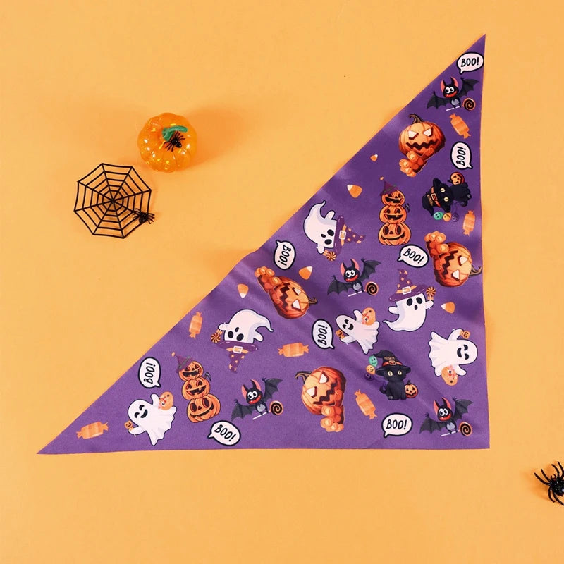 Spooky Paws Bandana Set