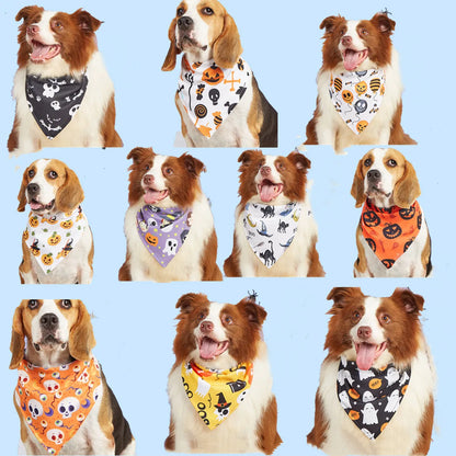 Reversible Howl-o-ween Bandanas - SwagPets 