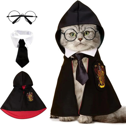 Purr-gwarts Magic Cloak - SwagPets 