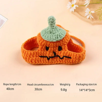 Pumpkin Hat & Neck Puffs - SwagPets 