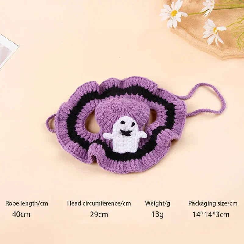 Cute Little Pumpkin Hat & Neck Puffs