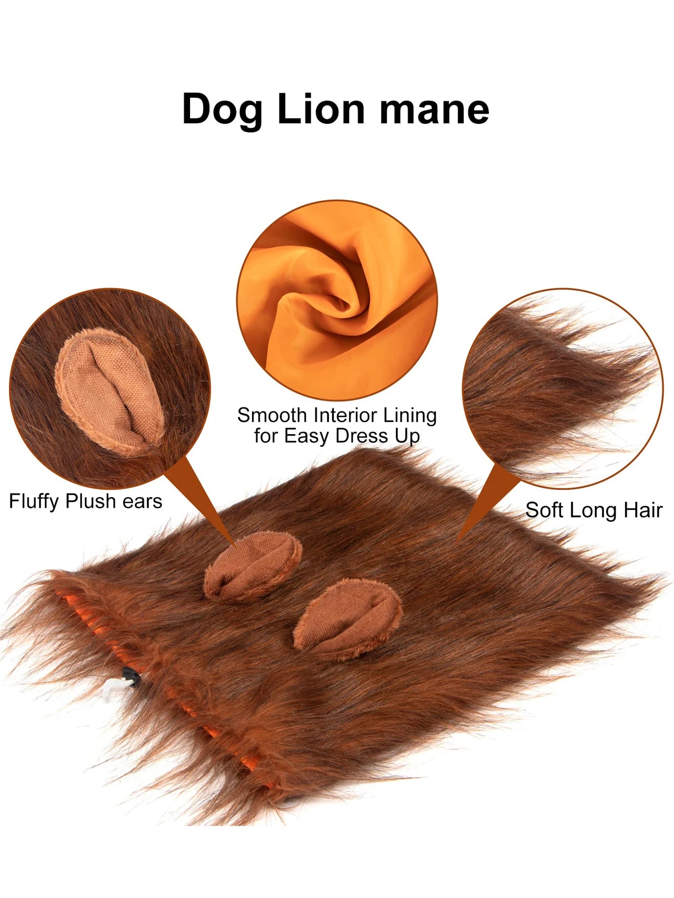 Roaring Pup Lion Wig